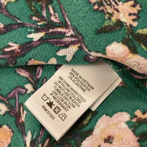 Cece Womens Textured Tie Sleeve V neck Blouse Size L - Picture 8 of 8